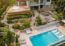 design swimming pool backyard spa pool patio deck terrace 3d landscape rendering